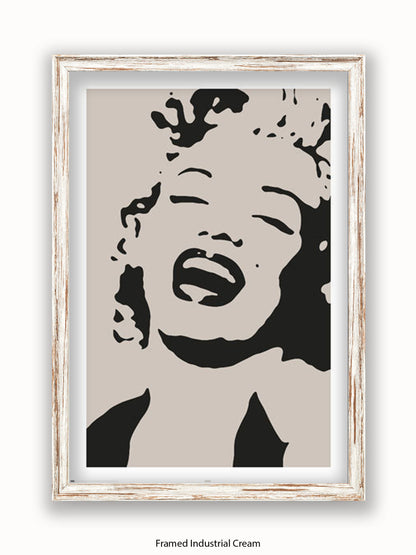 Marilyn  Monroe  Stencil Poster