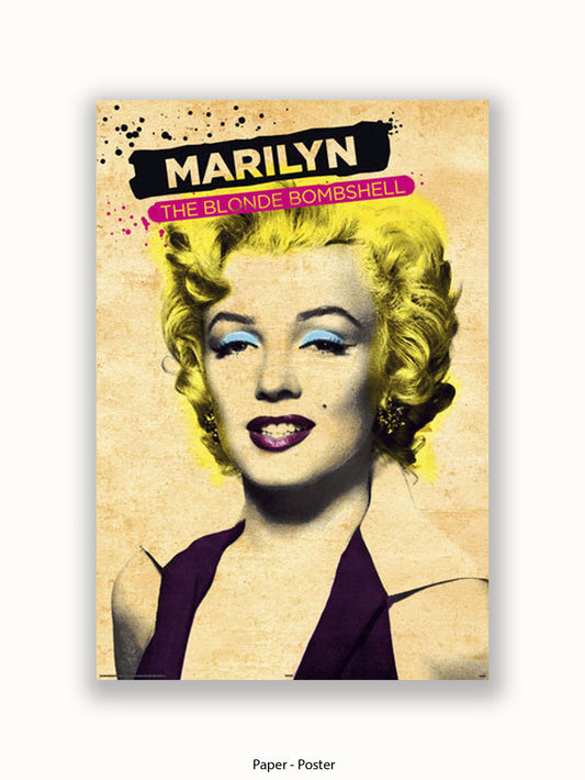 Marilyn  Monroe  Blonde  Bombshell Poster