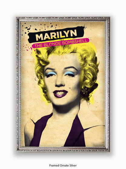 Marilyn  Monroe  Blonde  Bombshell Poster
