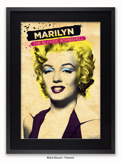 Marilyn  Monroe  Blonde  Bombshell Poster