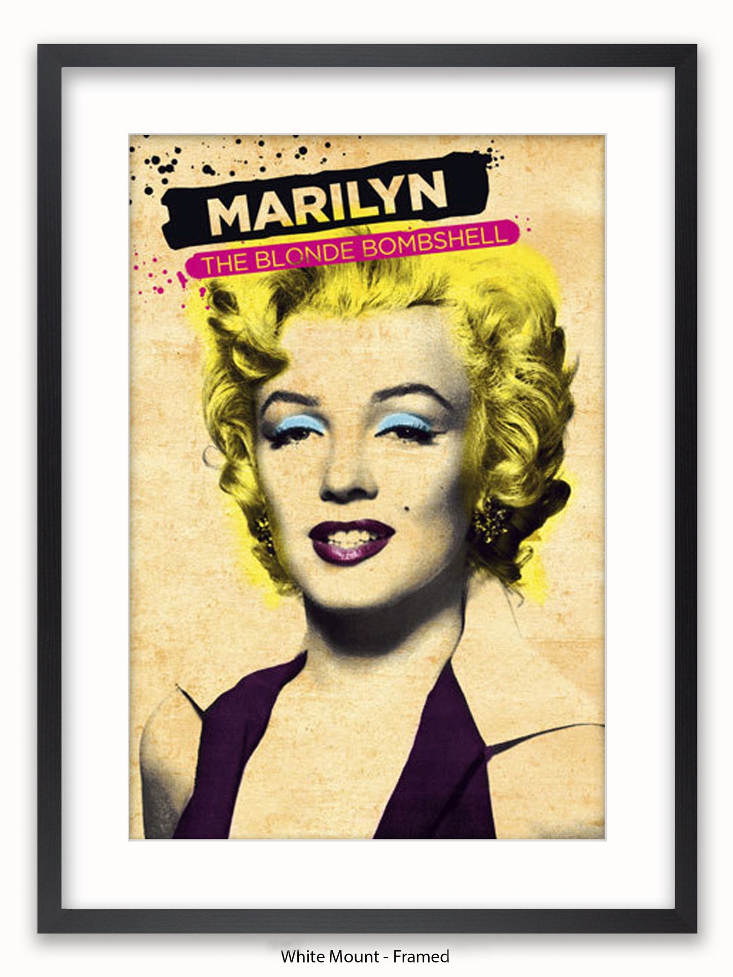 Marilyn  Monroe  Blonde  Bombshell Poster