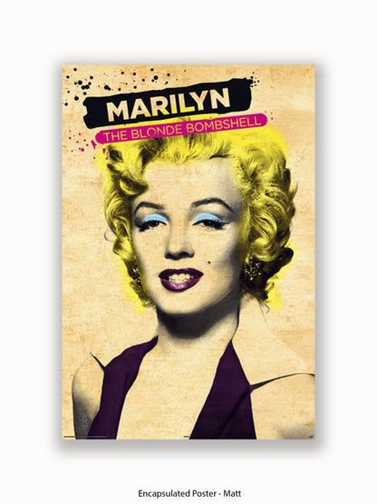 Marilyn  Monroe  Blonde  Bombshell Poster