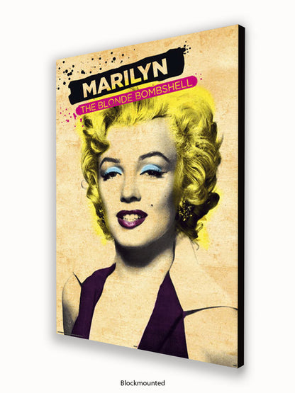 Marilyn  Monroe  Blonde  Bombshell Poster