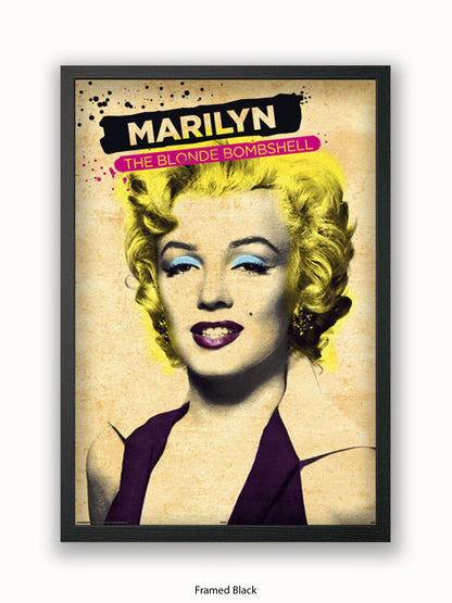 Marilyn  Monroe  Blonde  Bombshell Poster