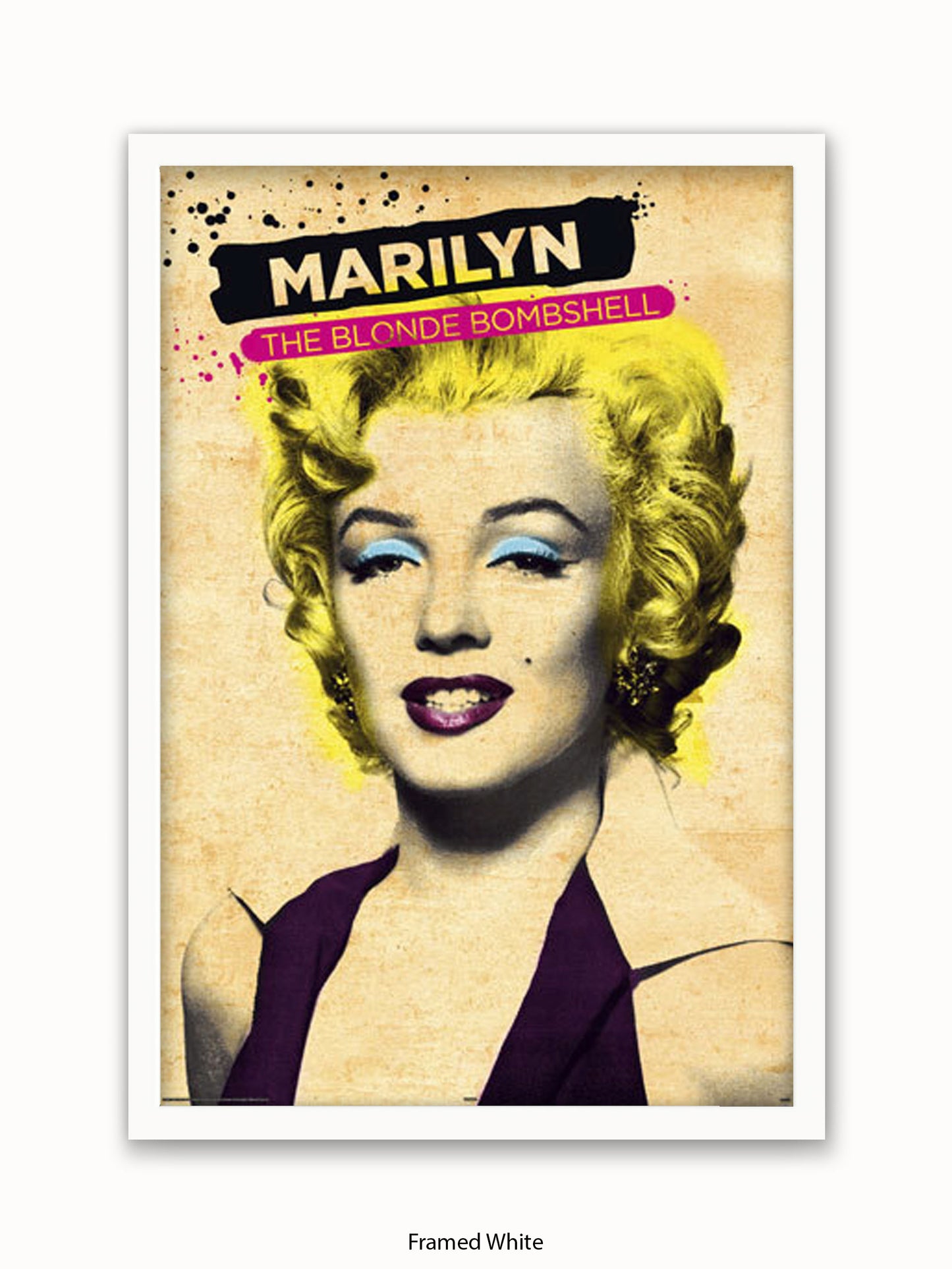 Marilyn  Monroe  Blonde  Bombshell Poster