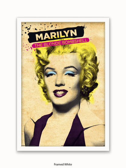 Marilyn  Monroe  Blonde  Bombshell Poster