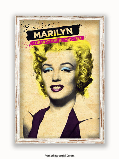 Marilyn  Monroe  Blonde  Bombshell Poster