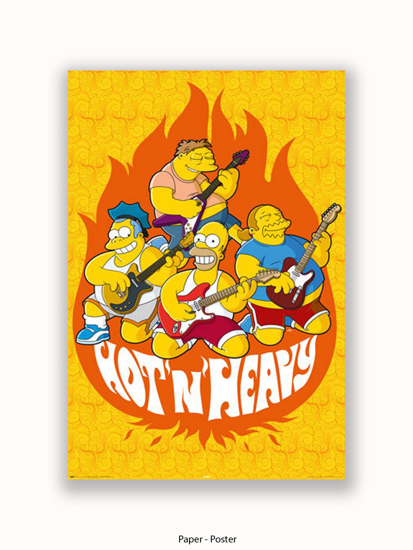 Simpsons  Hot  &  Heavy Poster