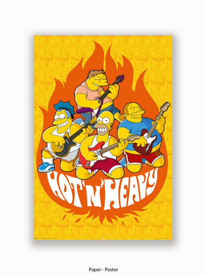 Simpsons  Hot  &  Heavy Poster