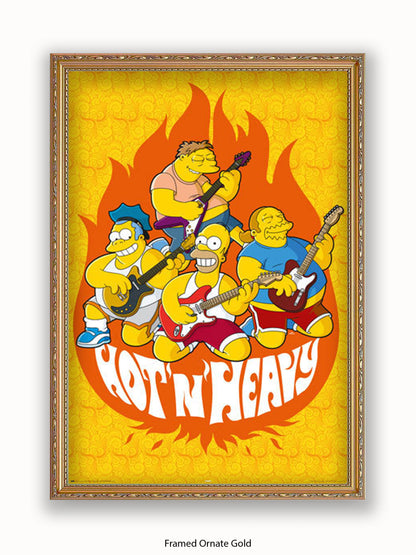 Simpsons  Hot  &  Heavy Poster