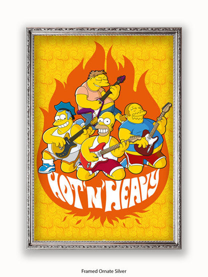 Simpsons  Hot  &  Heavy Poster