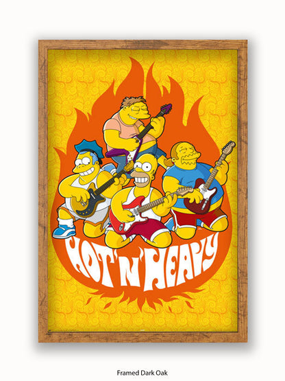 Simpsons  Hot  &  Heavy Poster