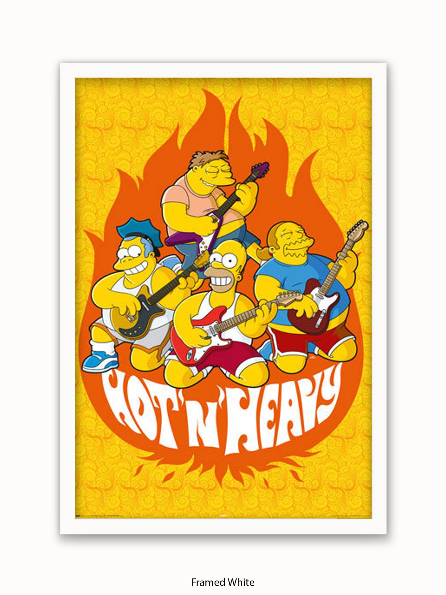 Simpsons  Hot  &  Heavy Poster