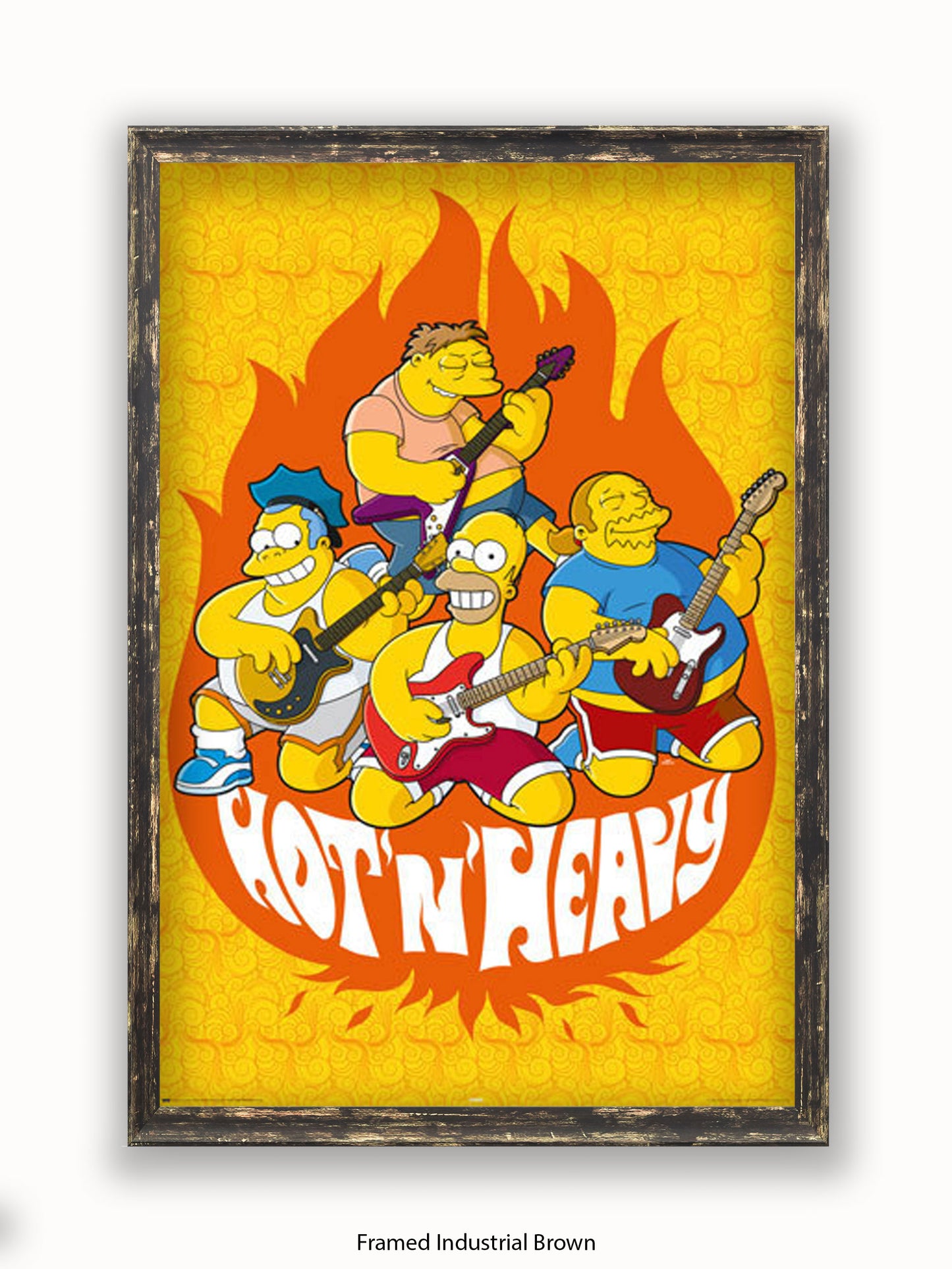 Simpsons  Hot  &  Heavy Poster