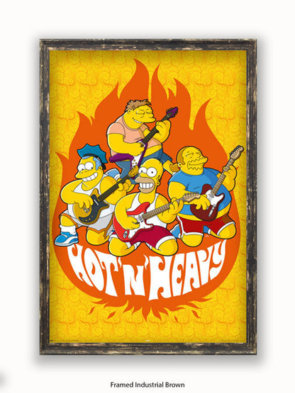 Simpsons  Hot  &  Heavy Poster