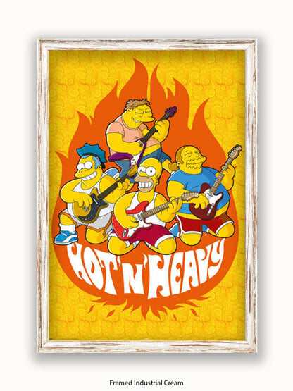 Simpsons  Hot  &  Heavy Poster