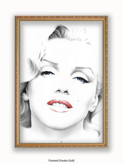 Marilyn  Monroe  Sketch Poster