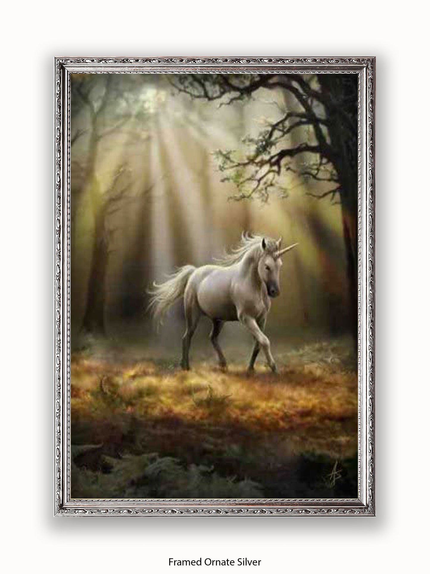 Anne  Stokes  Glimpse  Of  The  Unicorn Poster