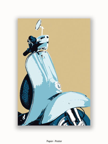 Scooter Pop Art Poster