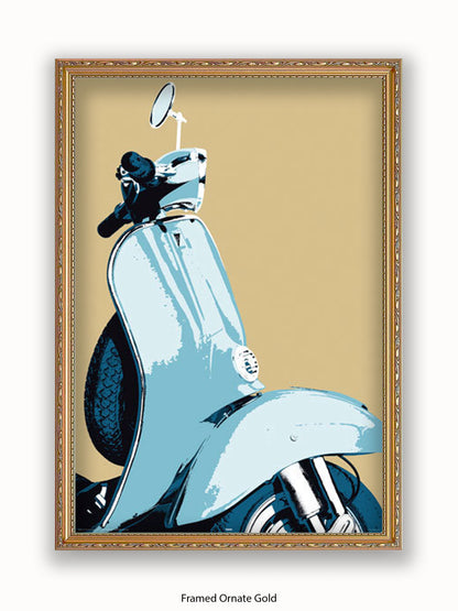 Scooter Pop Art Poster