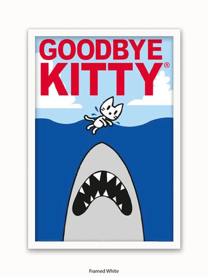Hello Kitty Goodbye Kitty Shark Poster