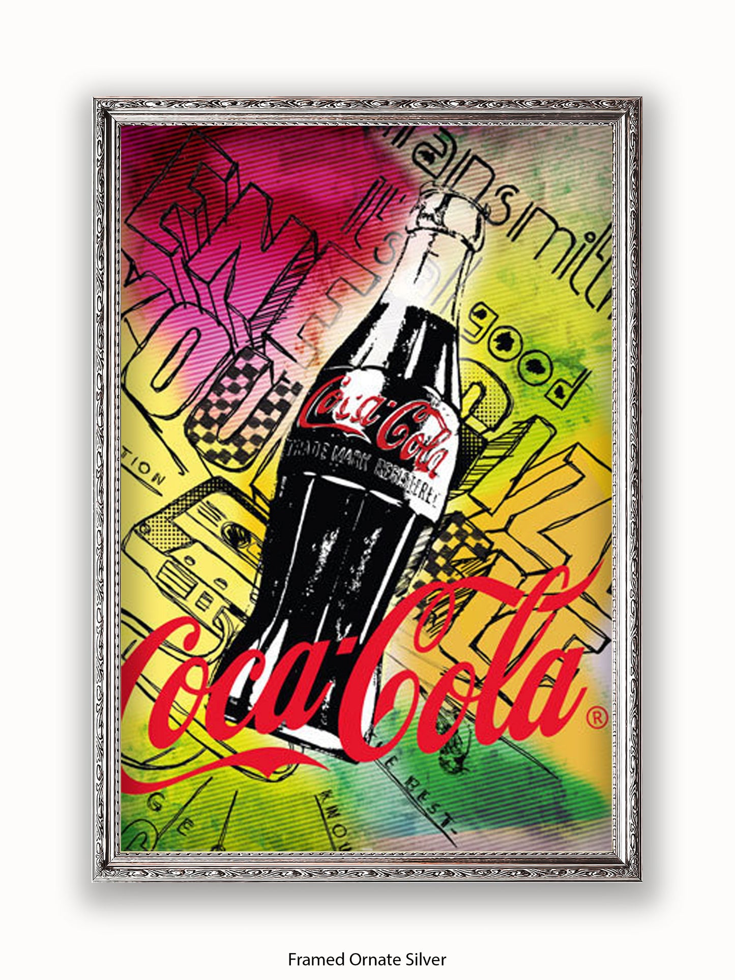 Coca Cola 125 Anniversary Pop Art Style Poster