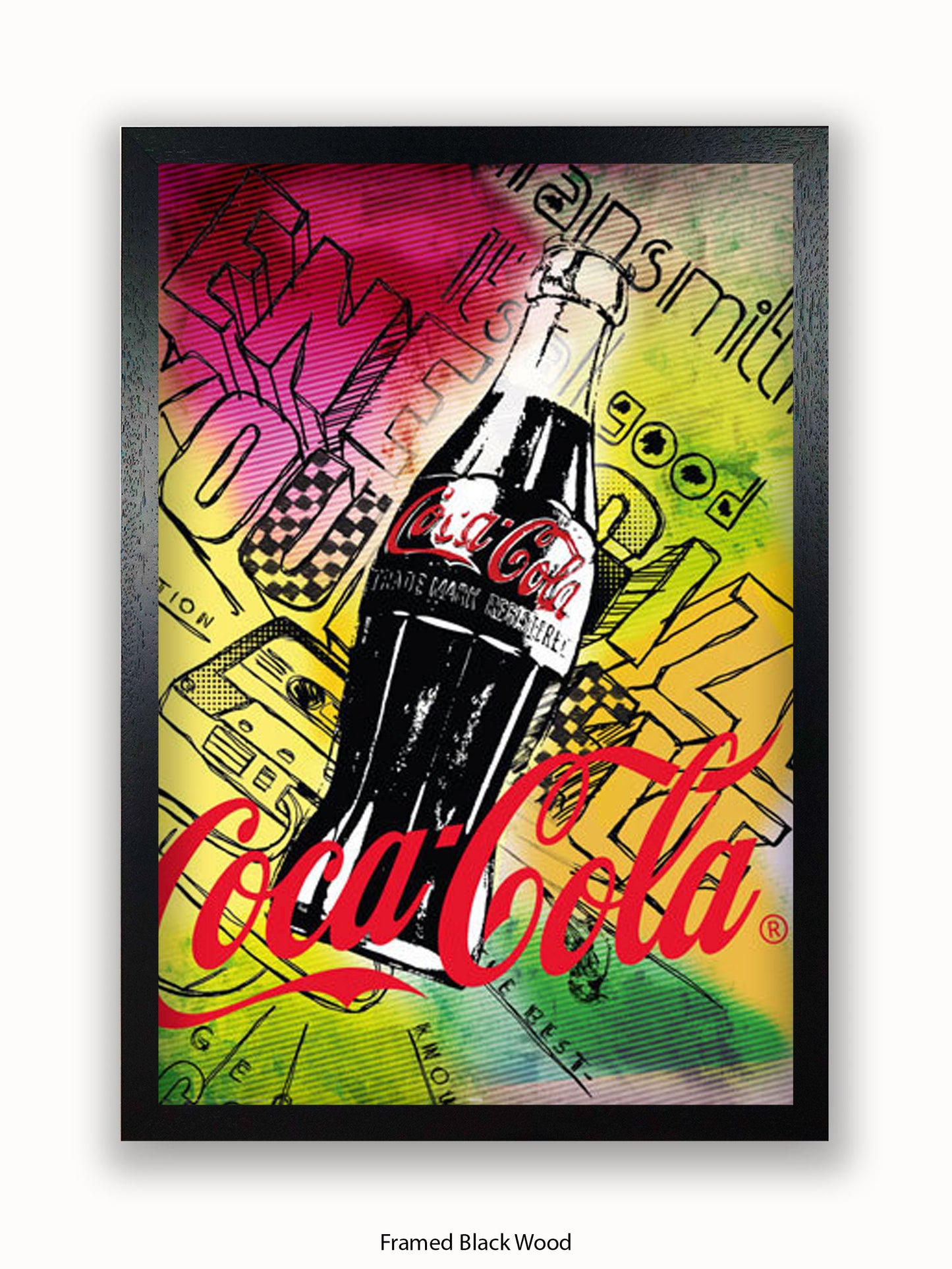 Coca Cola 125 Anniversary Pop Art Style Poster