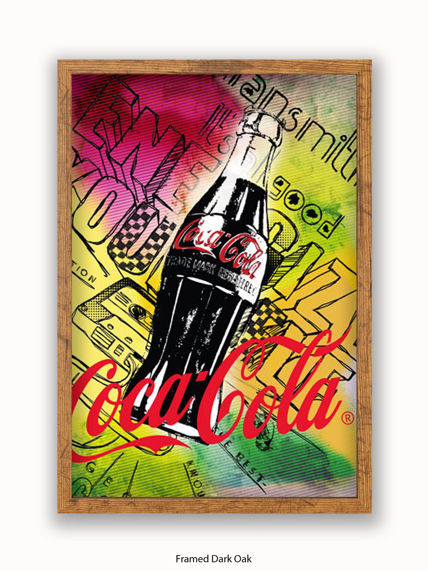 Coca Cola 125 Anniversary Pop Art Style Poster
