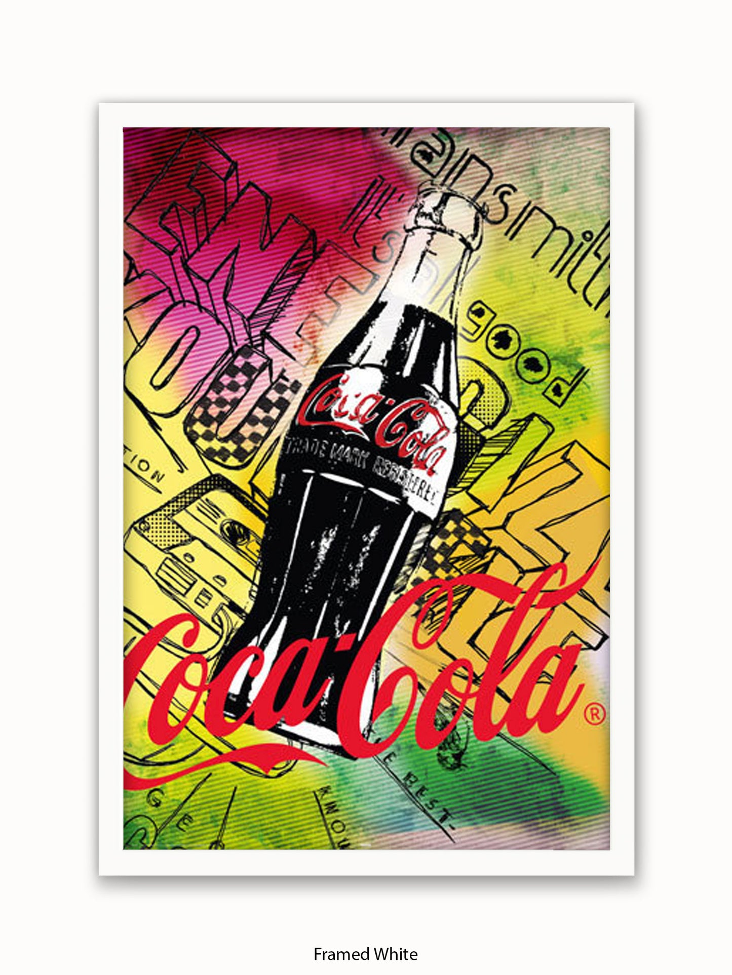 Coca Cola 125 Anniversary Pop Art Style Poster