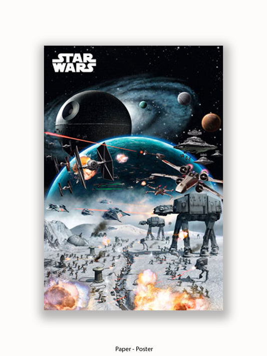 Star Wars Battle Poster