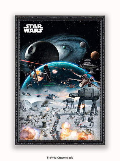 Star Wars Battle Poster