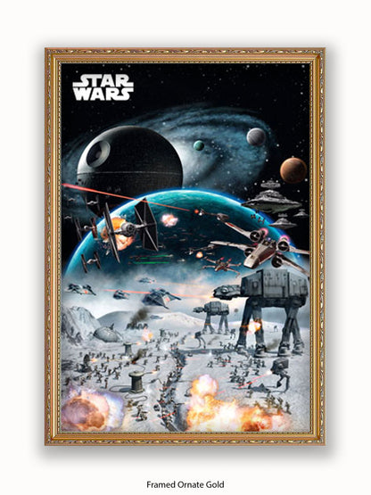 Star Wars Battle Poster