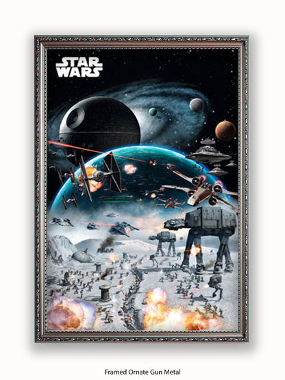 Star Wars Battle Poster