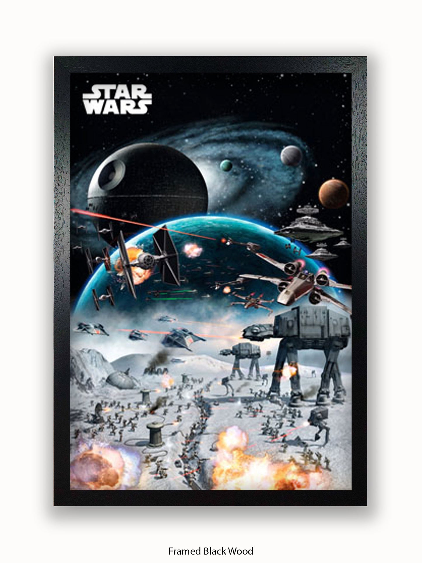 Star Wars Battle Poster