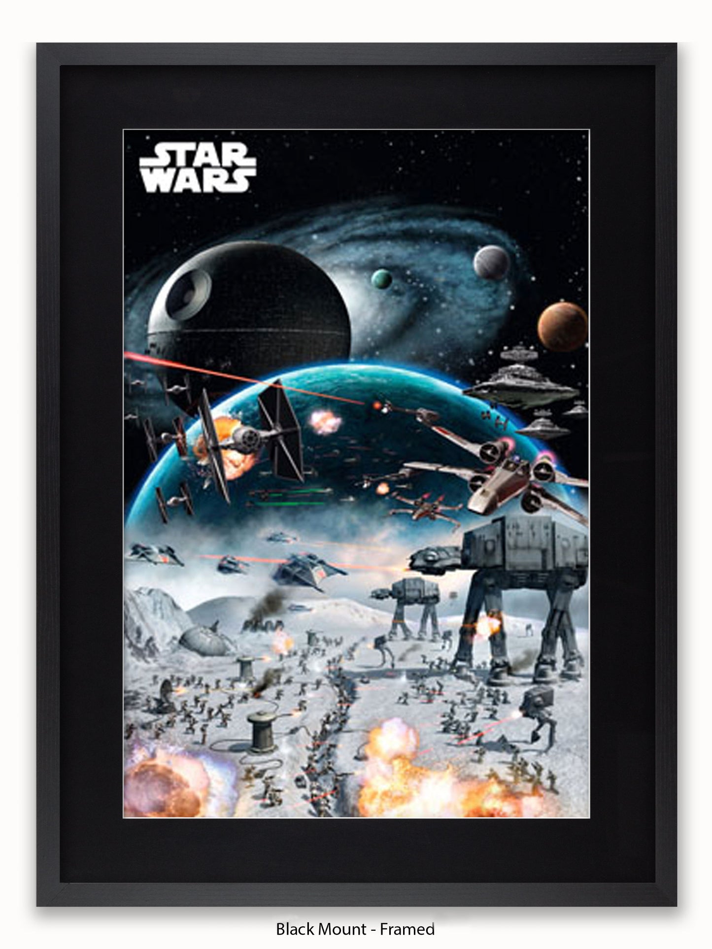 Star Wars Battle Poster