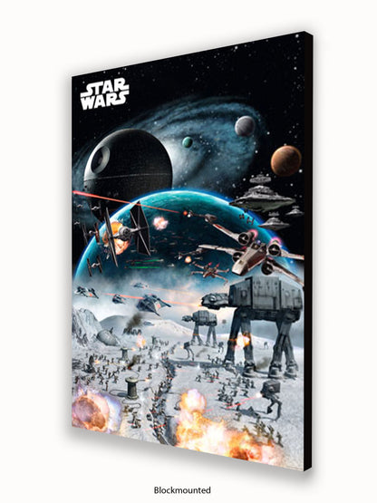 Star Wars Battle Poster