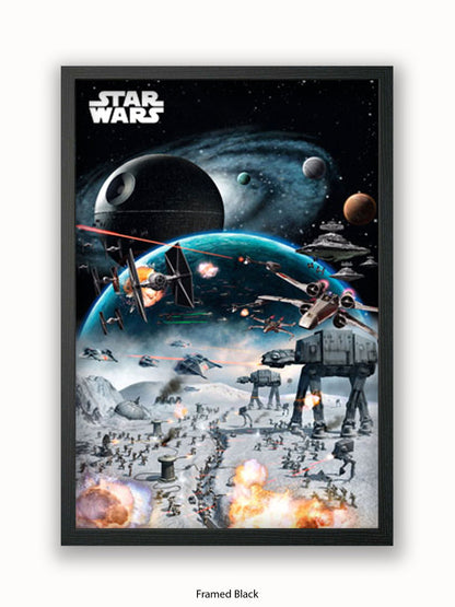 Star Wars Battle Poster
