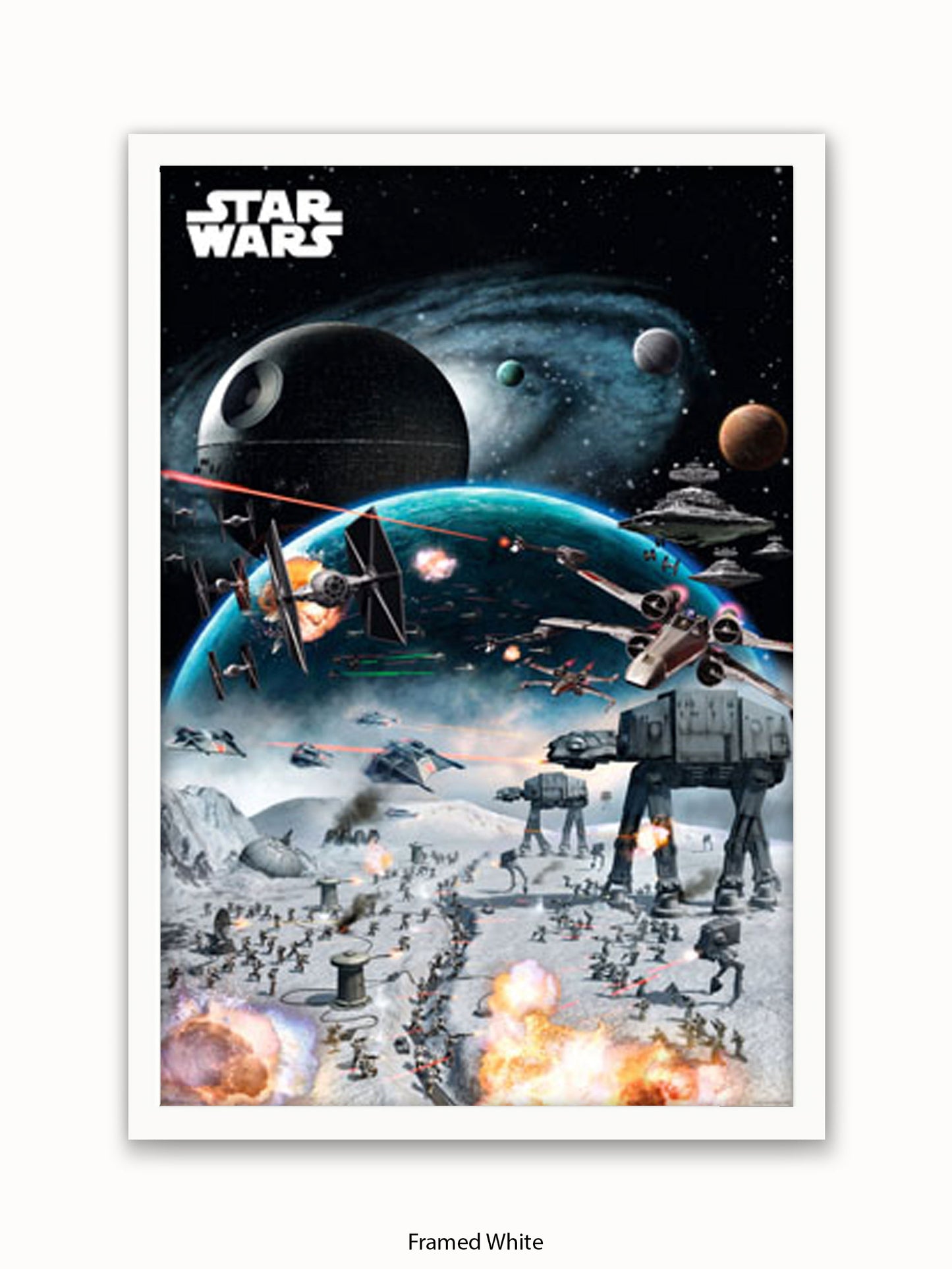 Star Wars Battle Poster