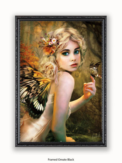 Touch  Of  Gold  Butterfly  Winged  Fairy Poster