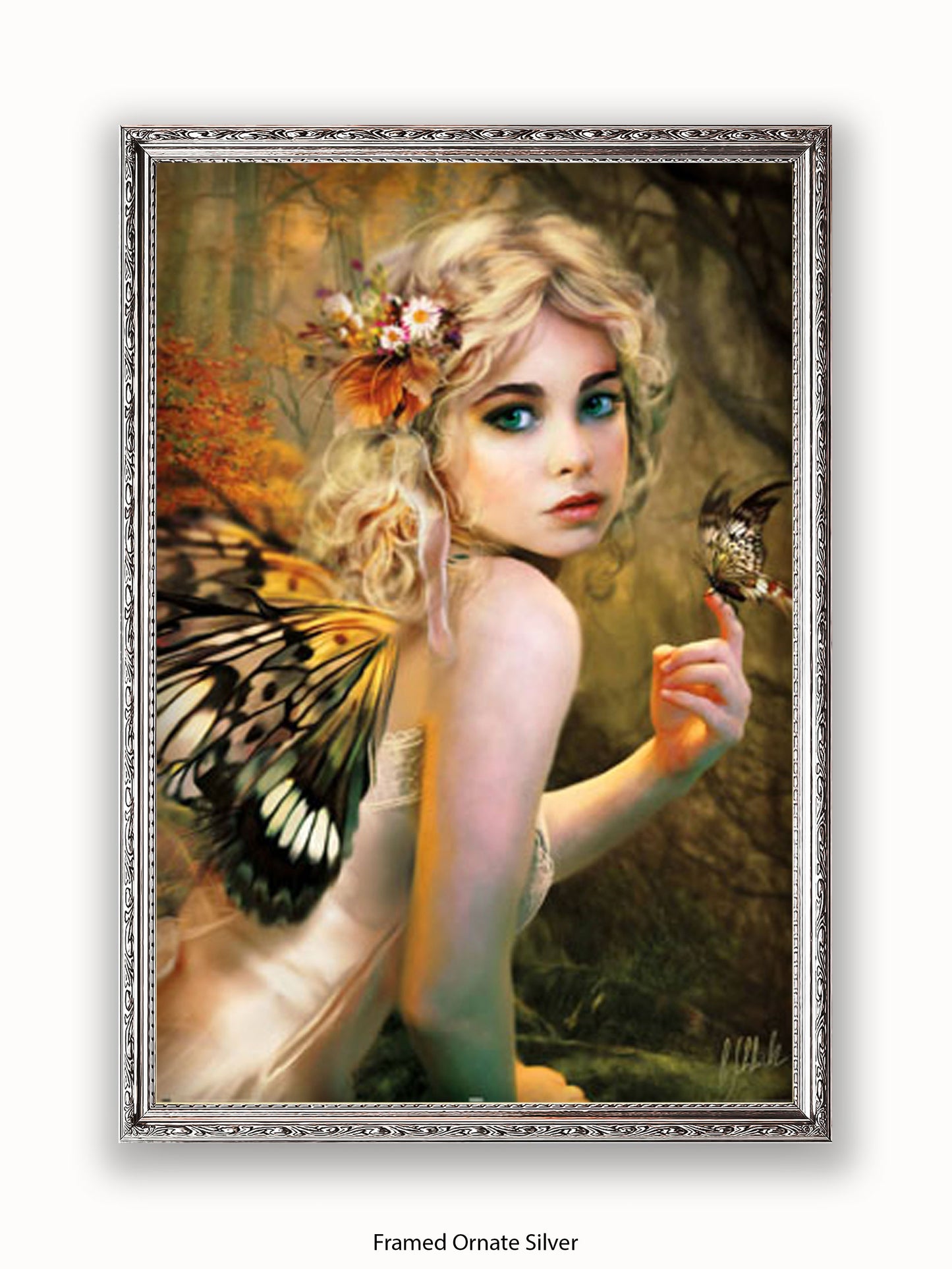 Touch  Of  Gold  Butterfly  Winged  Fairy Poster