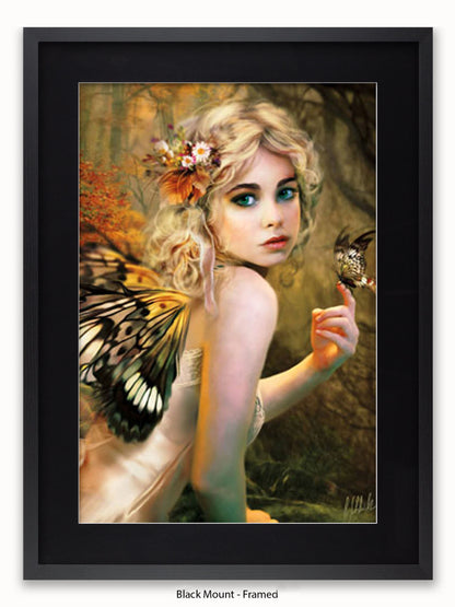 Touch  Of  Gold  Butterfly  Winged  Fairy Poster