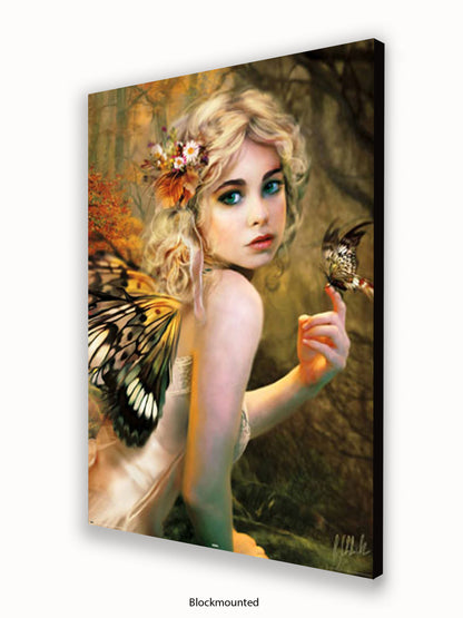 Touch  Of  Gold  Butterfly  Winged  Fairy Poster
