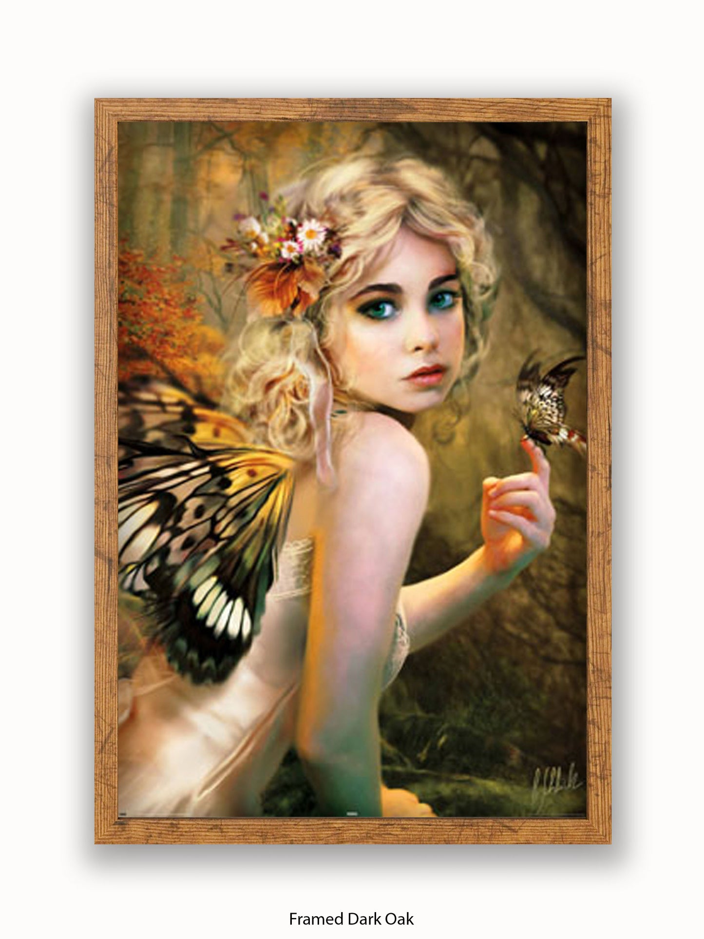 Touch  Of  Gold  Butterfly  Winged  Fairy Poster
