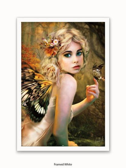Touch  Of  Gold  Butterfly  Winged  Fairy Poster