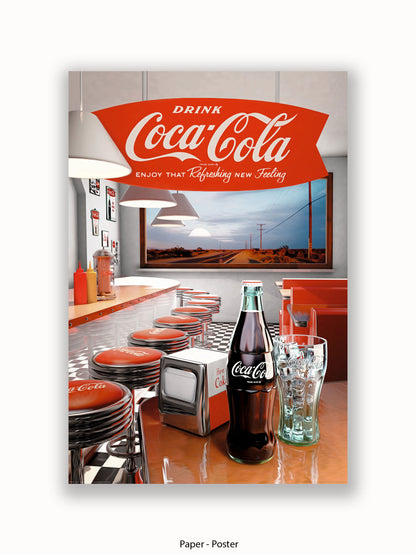 Coca Cola Diner Poster
