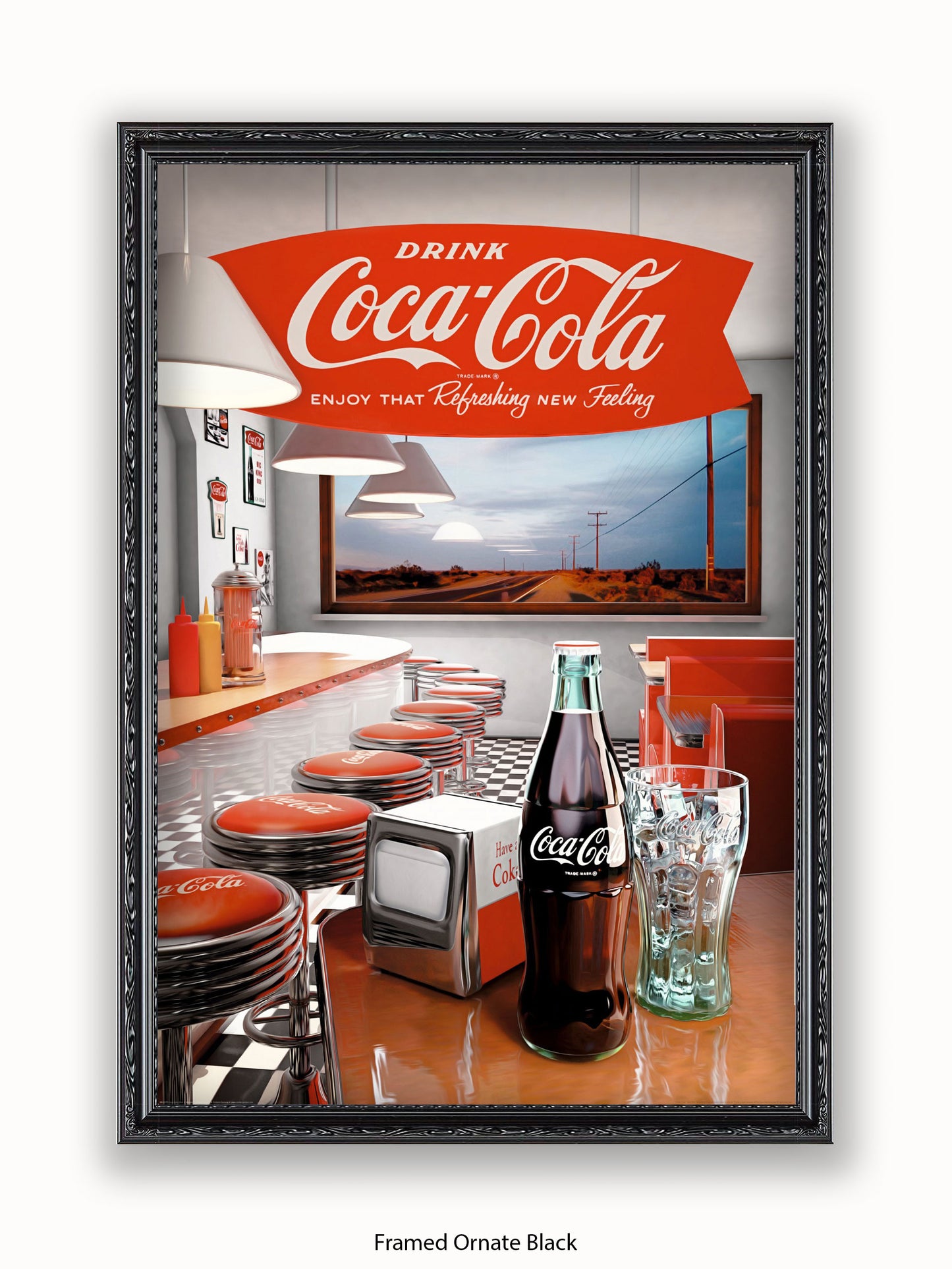 Coca Cola Diner Poster