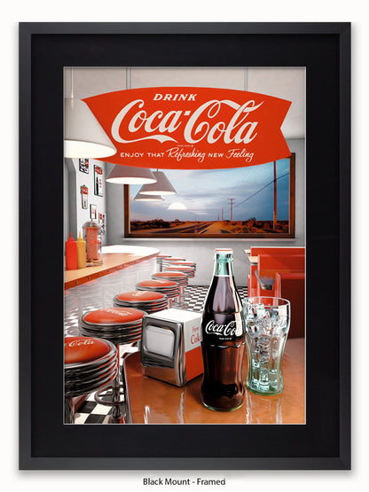 Coca Cola Diner Poster