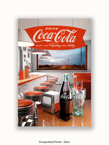 Coca Cola Diner Poster