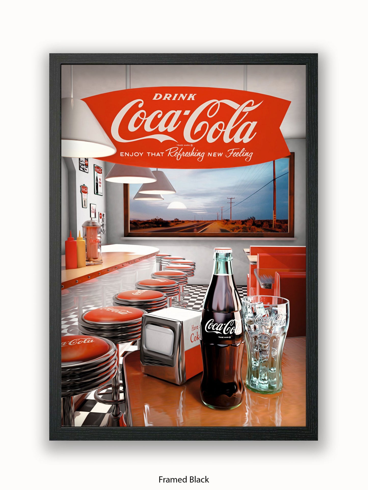 Coca Cola Diner Poster