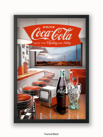 Coca Cola Diner Poster